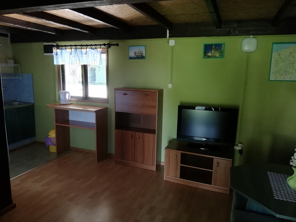 Wnętrze domku Prusak