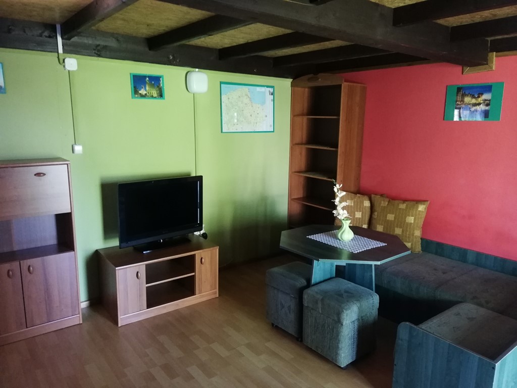 Wnętrze domku Prusak