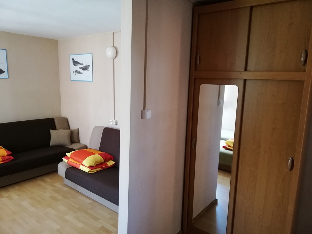 Wnętrze domku Słonecznik